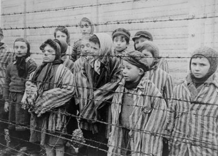 lib�ration des enfants d'auschwitz