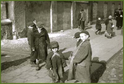 enfants dans le ghetto