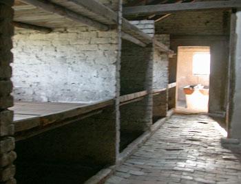 int�rieure d 'une baraque en pierre
