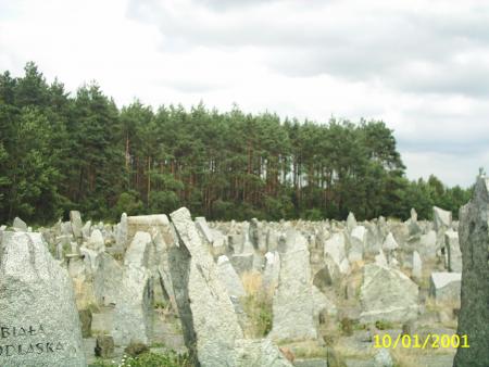 chaques pierres repr�sente une personne qui a perit au camp